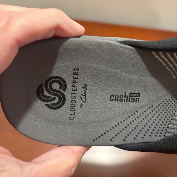 Clarks Cloudstepper Arla Glison Thong Sandals Black Size 8 - Picture 6 of 9